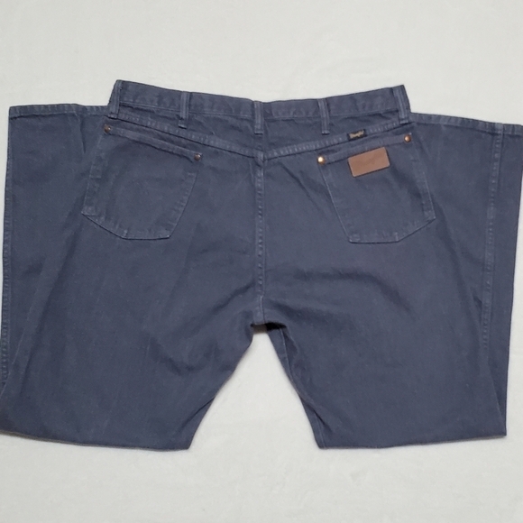 VINTAGE 1980s Wrangler Stone Gray USA Made High Waisted Butt Hugging Jeans - Picture 5 of 9
